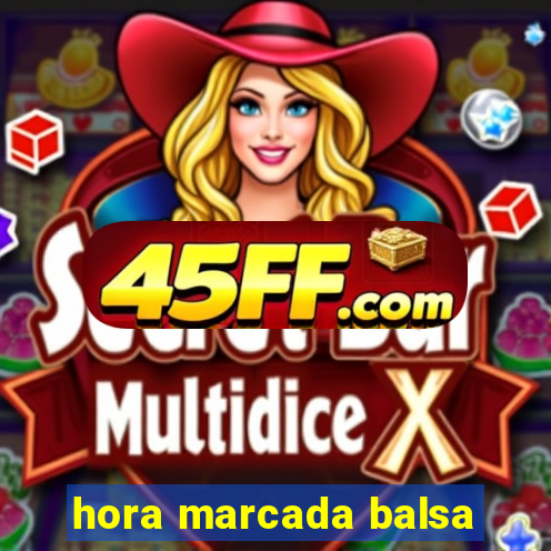 hora marcada balsa
